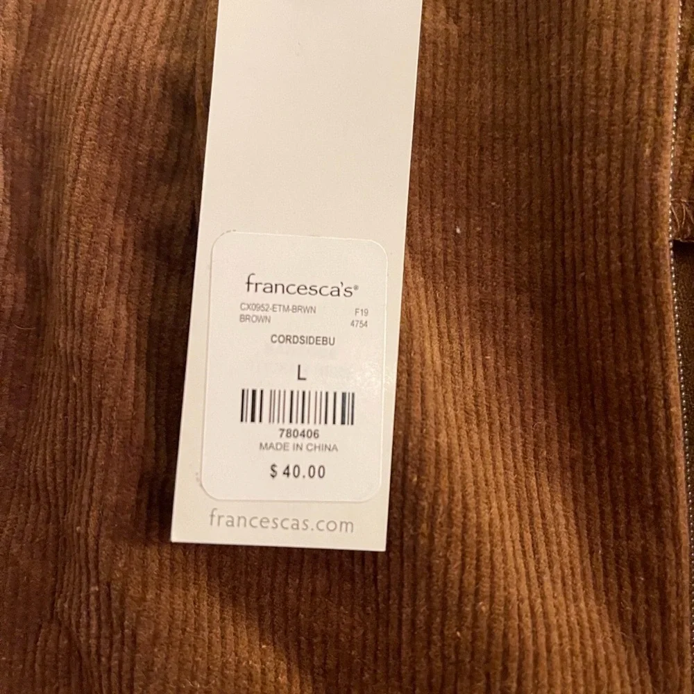 Franscesca’s Brown Skirt! NWT! Large! - Picture 3 of 5